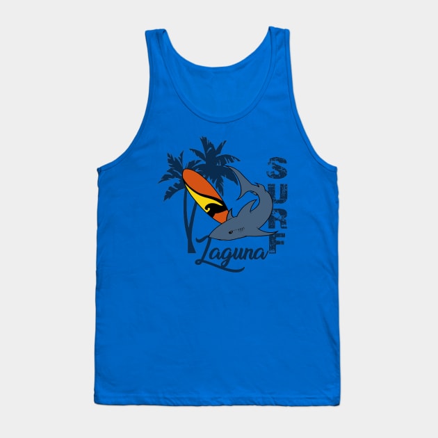 Surf Laguna Tank Top by valentinahramov